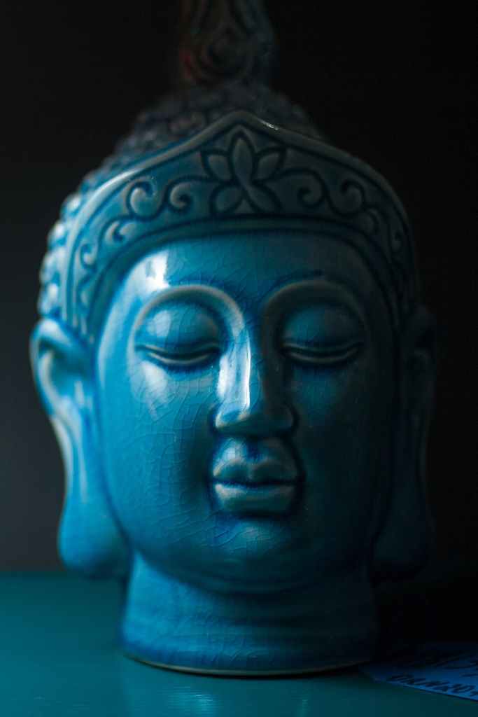 art asie bleu bouddha
